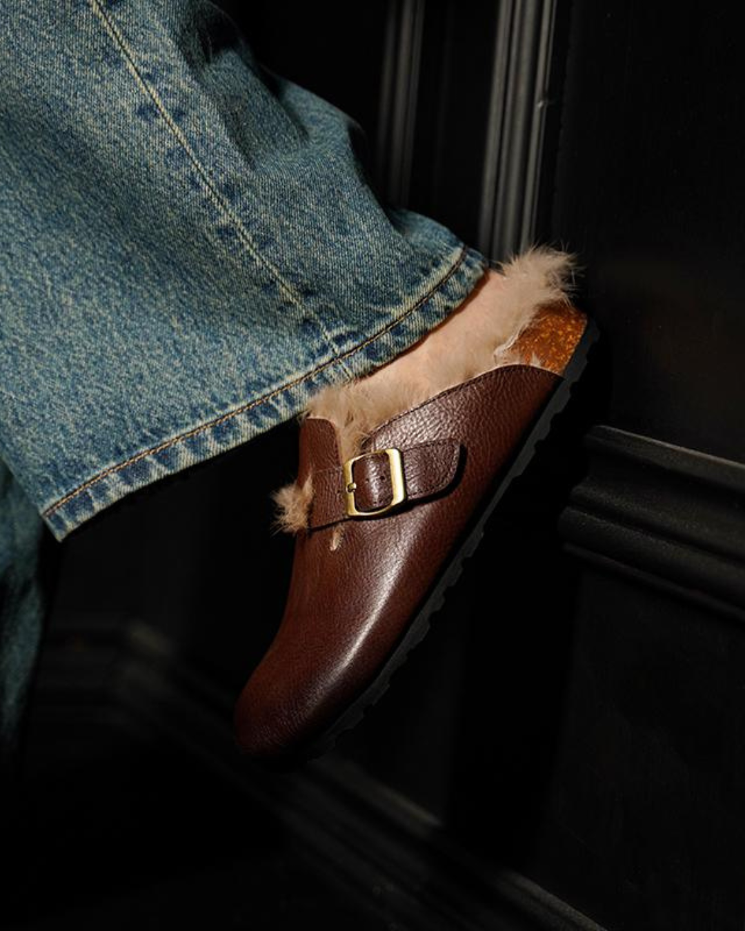 Fur Clog Shoes