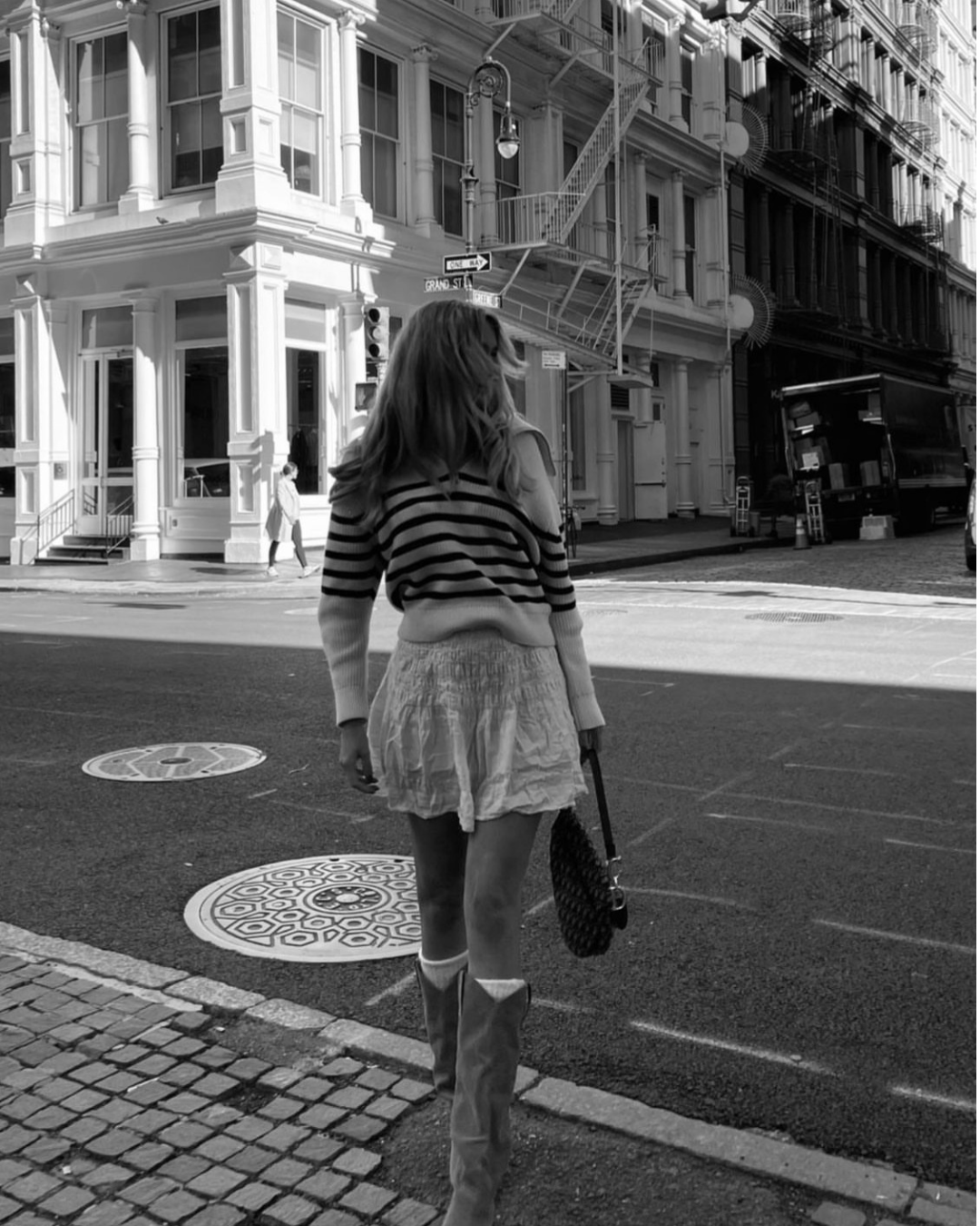 Half-Zip Striped Knit